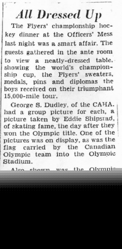 Image: Ottawa Citizen Article on RCAF Flyers All Dressed Up