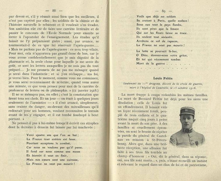  PHOTO La Villa Saint-Jean Extracted Pages 88 and 89 from Yearbook 1918 1919