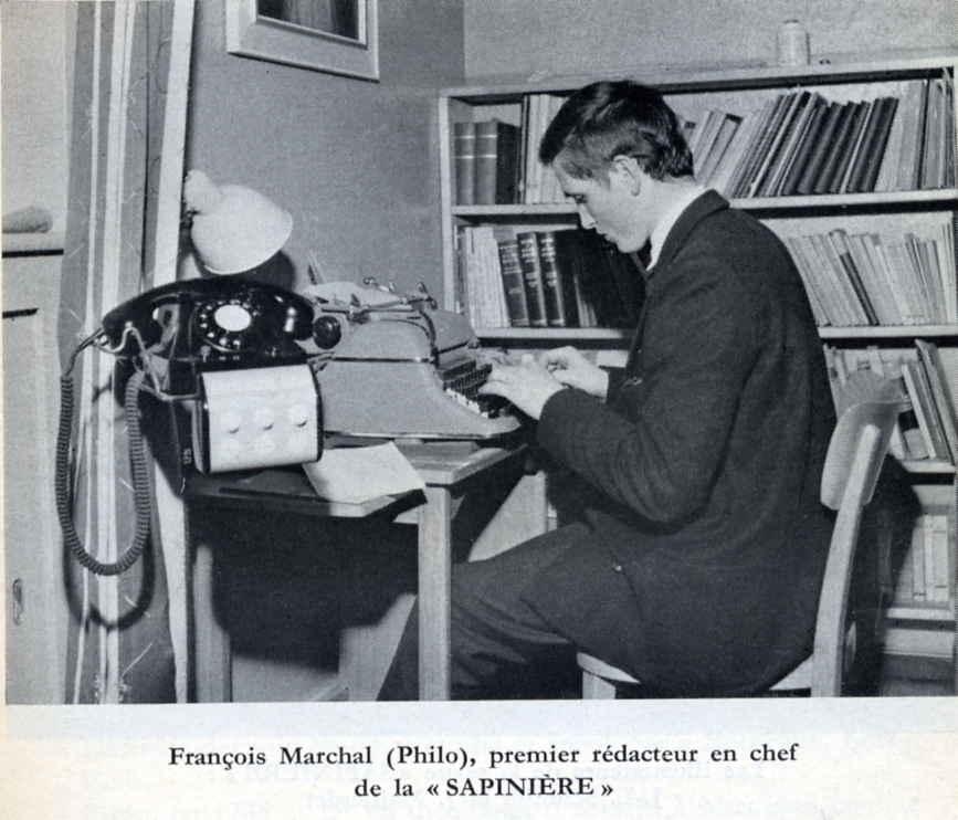  PHOTO Student Francois Marchall as per page 5 of 1959=1960 Yearbook