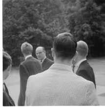  PHOTO Villa St Jean Brother Wilfred Moran Talking To Students  