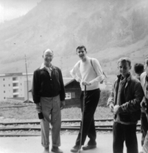  PHOTO Villa St Jean  Father Charles Neumann and Brother Vincent Wayer