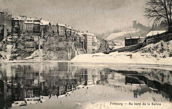 Fribourg, au bord de la Sarine