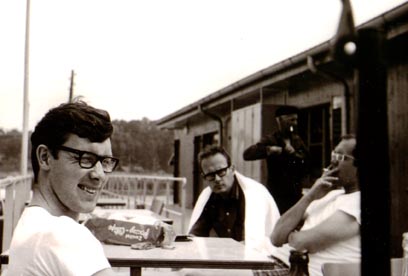  PHOTO Villa St Jean Thomas Dunleavy, Father Charles Miller, Brother James Facette 