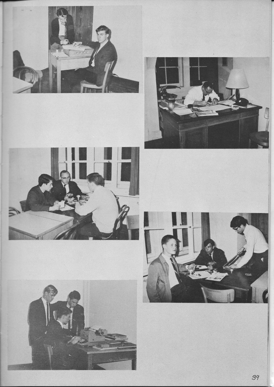 Le Chamois Staff 2  for Villa Saint Jean International School  1965 Yearbook Le Chamois