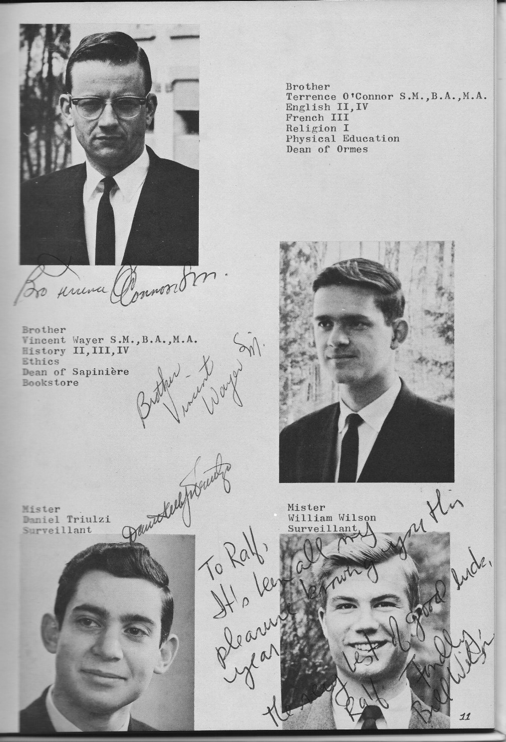 Faculty 5  for  Villa Saint Jean International School  1965 Yearbook Le Chamois