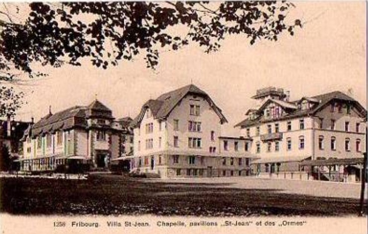  PHOTO SUISSE FRIBOURG Villa Saint Jean - Chapelle Pavillons St Jean et des Ormes