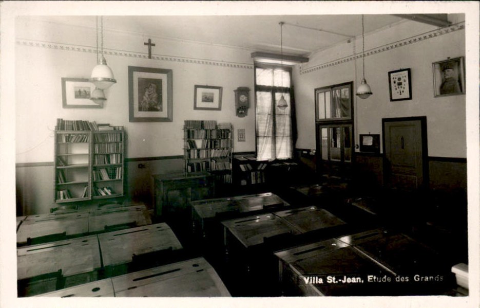 PHOTO VILLA ST JEAN College SUISSE SALLE D'ETUDE DES GRANDS 