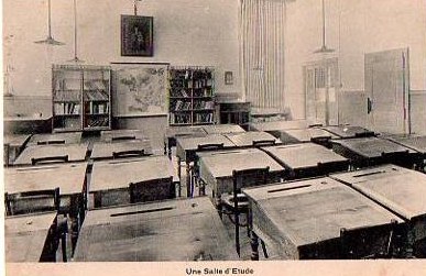  PHOTO SUISSE FRIBOURG Villa Saint Jean - Une Salle d' Etude