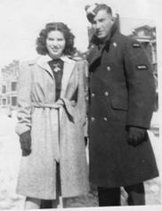 RCAF Sgt Hubert Brooks and sister Doris