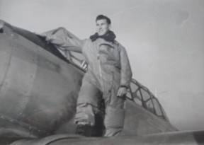 Hubert Brooks by aircraft 1