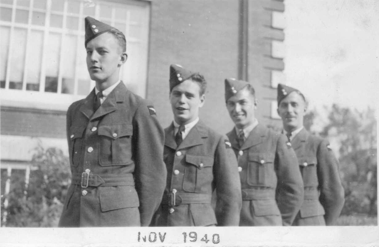 Hubert Brooks and Colleagues at 2 ITS Regina SK  November 1940