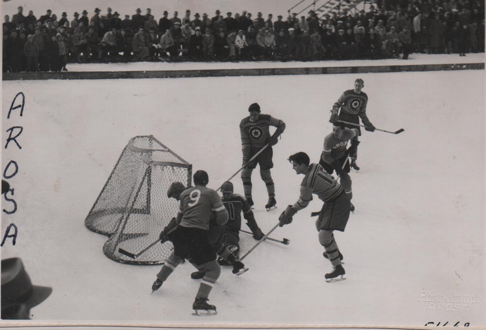 Photo: RCAF Flyers vs  EHC Arosa   at Arosa, Graubunden, Switzerland