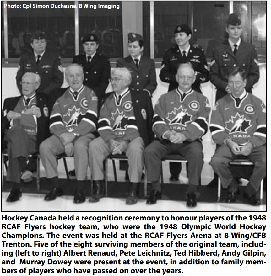 Photo: R.C.A.F. Station 8 WING Trenton Ontario Hockey Canada 2