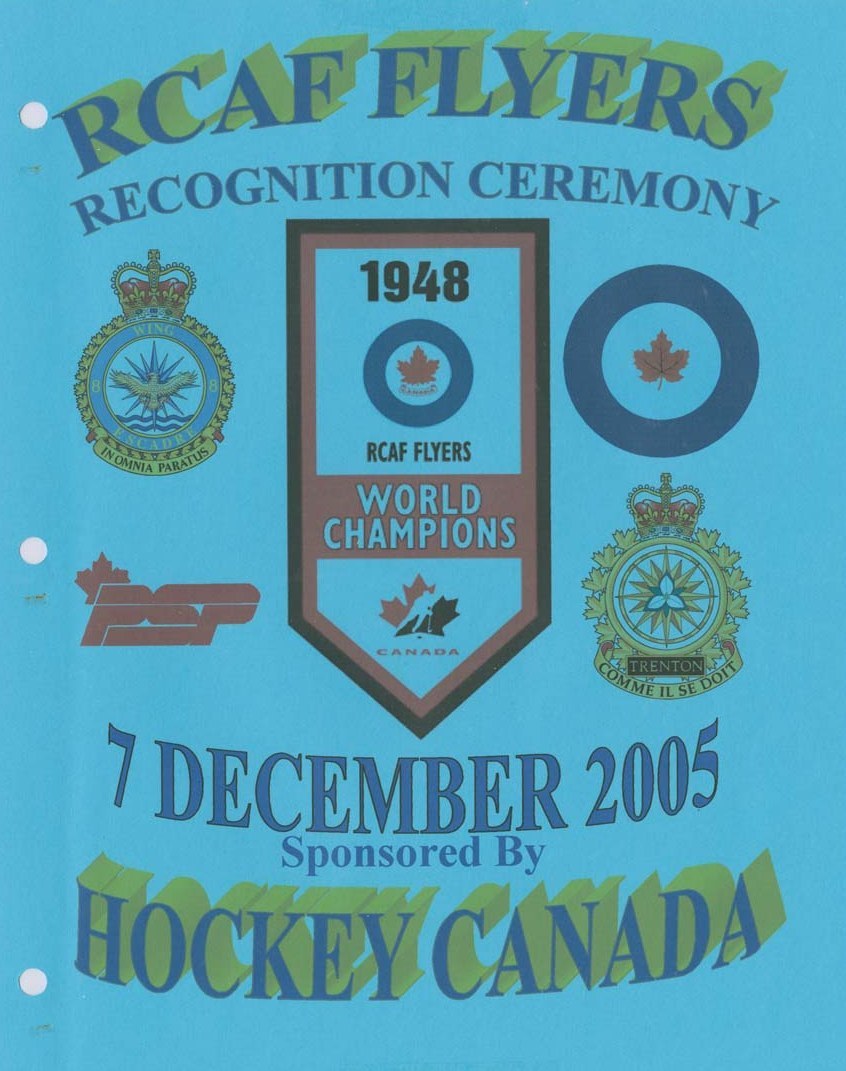 Photo: R.C.A.F. Station 8 WING Trenton Ontario Hockey Canada