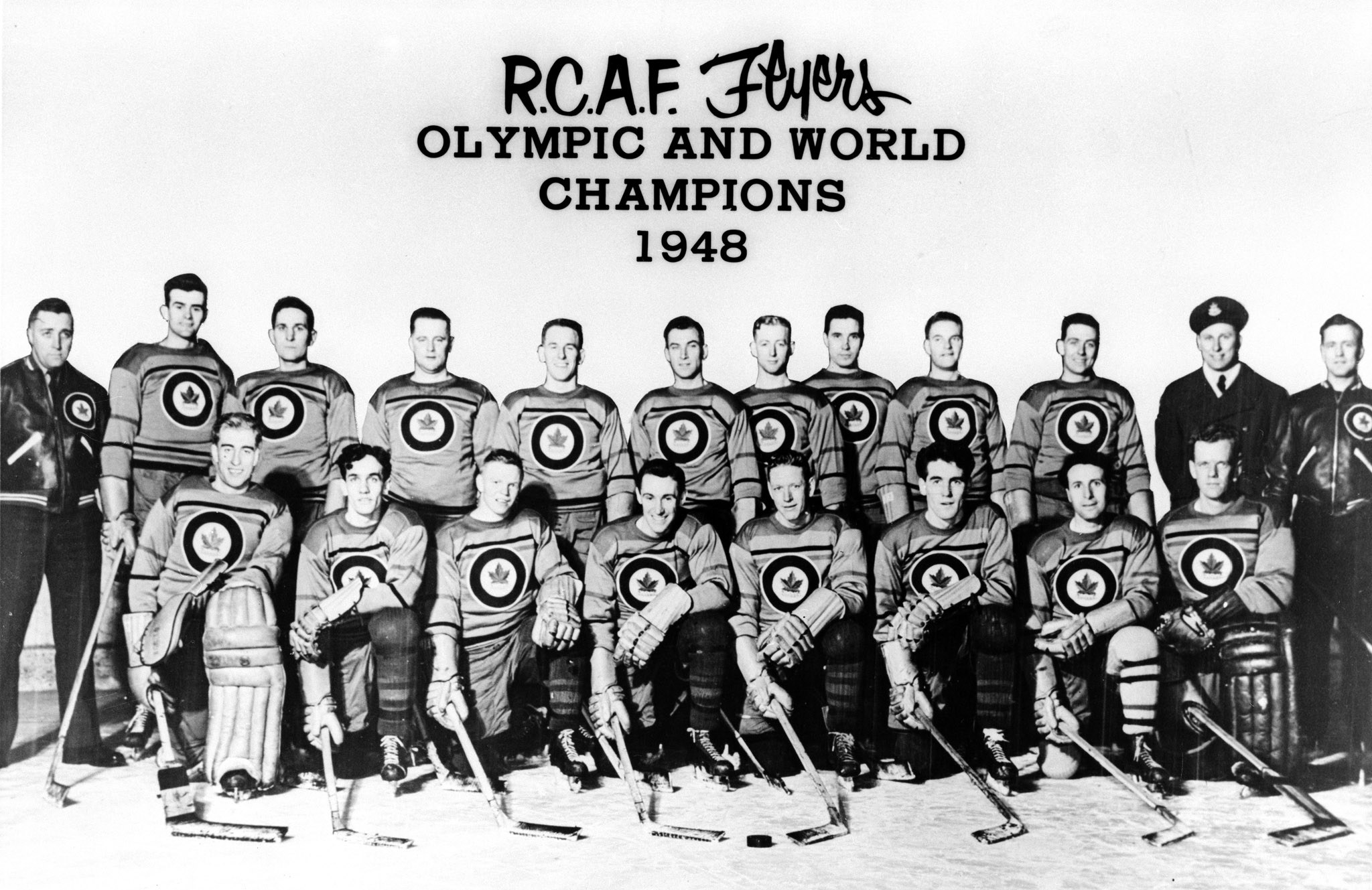 Photo: RCAF Flyer 1948 Olympic and World Champions PHOTO