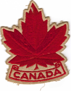 Photo: RCAF Flyer CANADA Crest Worn on Sports Jacket