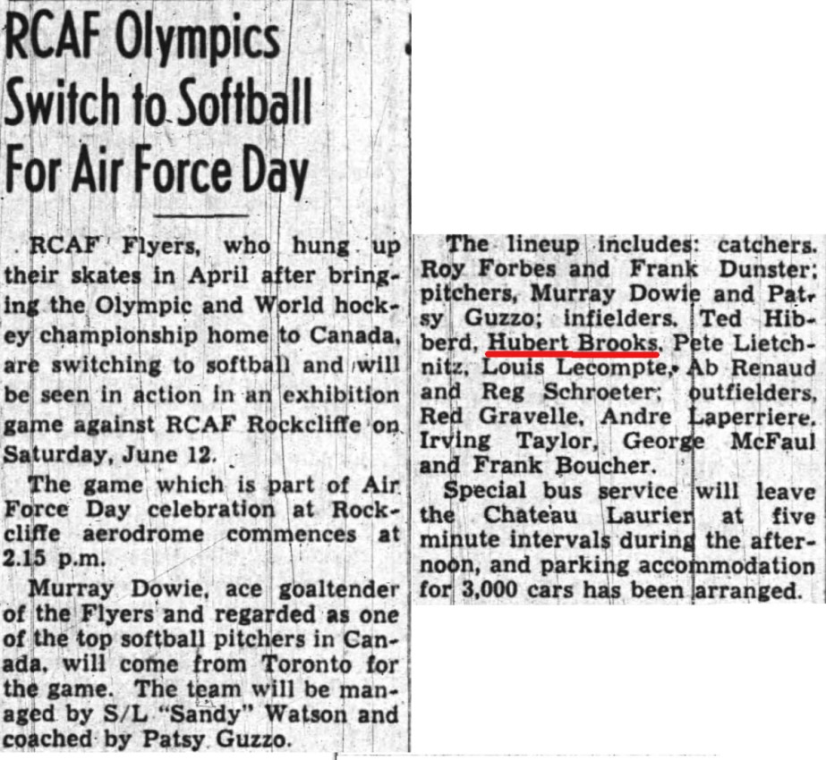 Image: News Story RCAF Flyers Softball Air Force Day June 12 1948