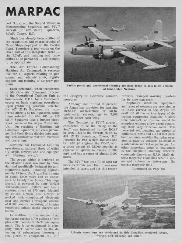 Photo:Article written by Hubert Brooks for Navy's The Dockyard News 2