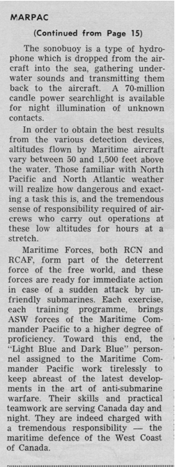 Photo:Article written by Hubert Brooks for Navy's The Dockyard News 3