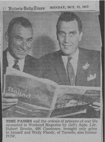 Photo:John Mika newspaper article on POWs (Hubert Brooks) Meeting to exchange Stories 2