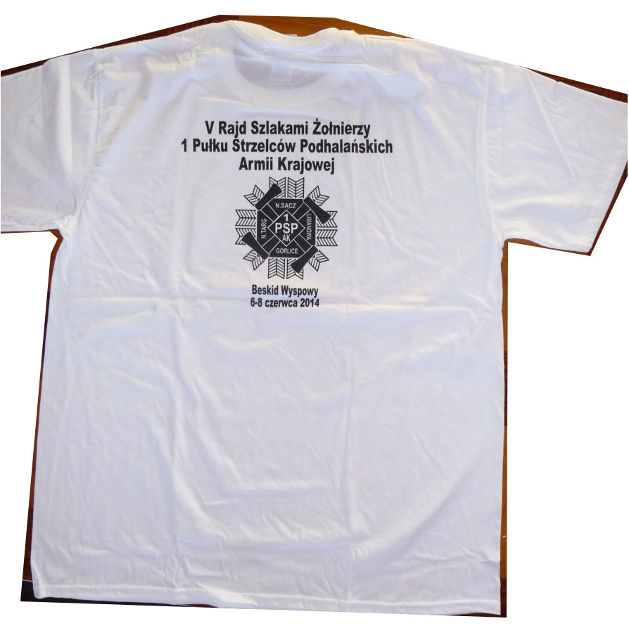 IMAGE of Hubert Brooks Commemerative T Shirt Back