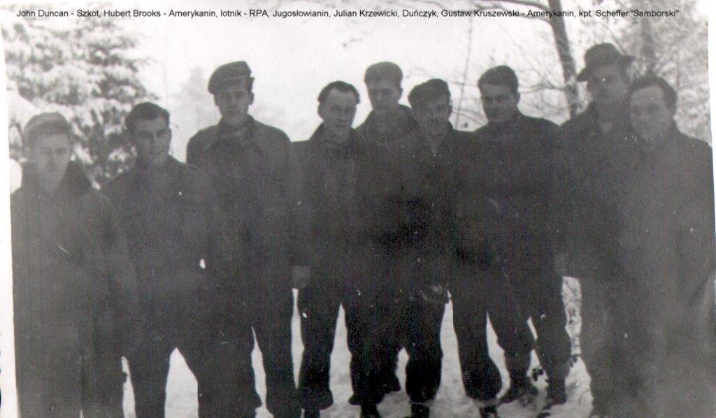 December 1944 Photo of Downed Allied Airmen 