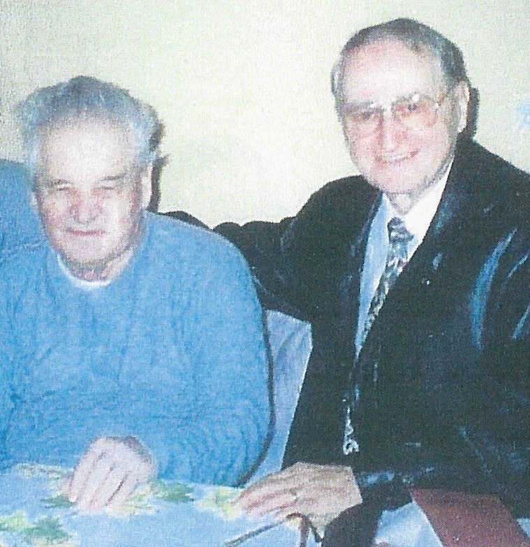 Józef Kochan and Józef Węglarz  in Smoky Lake Alberta 1966