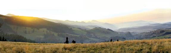 Mountain Vista in southern Poland