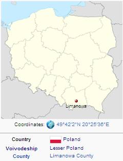 Map of Liminowa