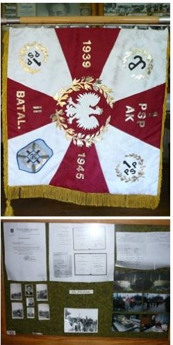PHOTO:  Exhibit in Museum in Szczawa dedicated to 1 PSP AK