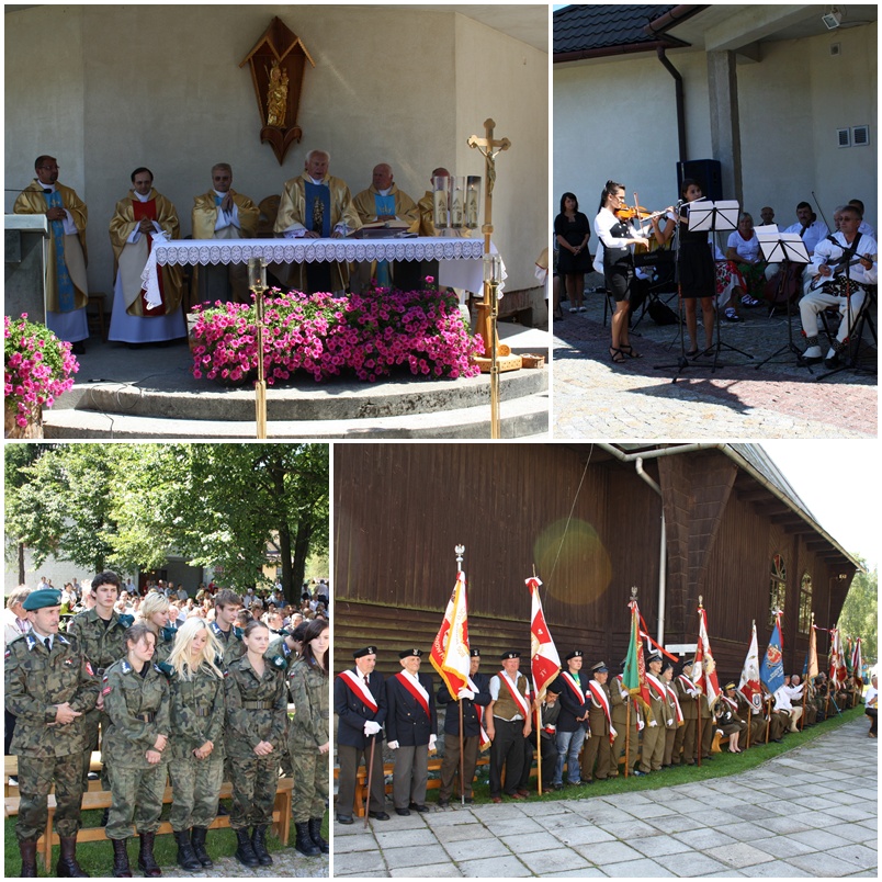 PHOTO:  ceremony at Church in Szczawa dedicated to 1 PSP AK