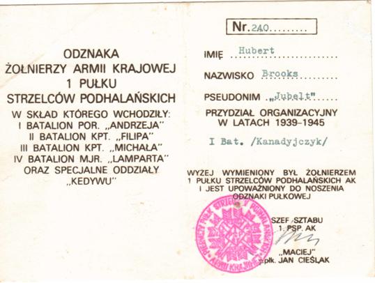 Image Polish Regimental Medal ID 2