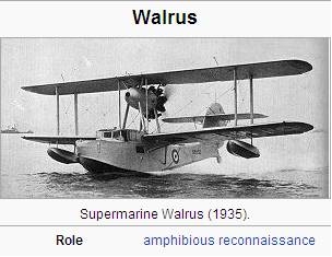Image of Walrus aircraft