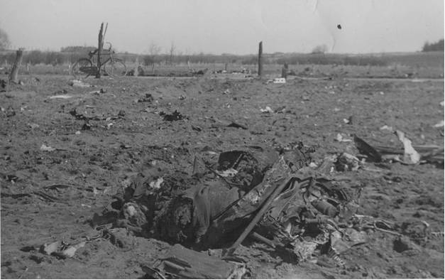 PHOTO: Avenger crash site at Dvergberg