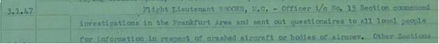 IMAGE: OPERATIONS LOG BOOK (File Air 19/1958) for Jan 3,1947