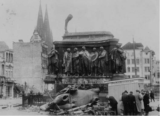 PHOTO 6: Bomb Damage around Dom Cathedral in Cologne