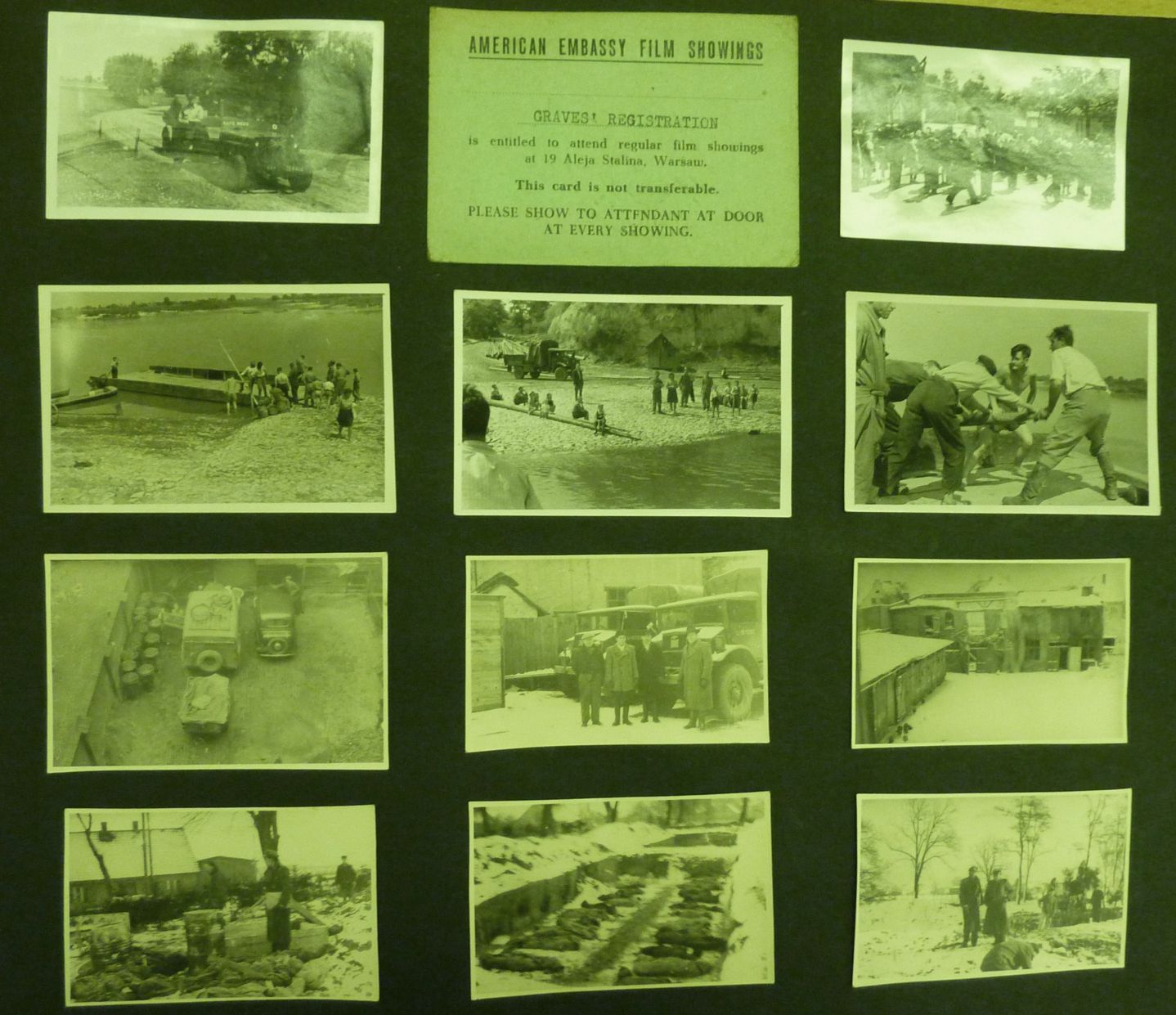IMAGE 5: Montage of Photos from S/L Eric Rideal's  PHOTO Alblum now residing in the RAF Museum in London