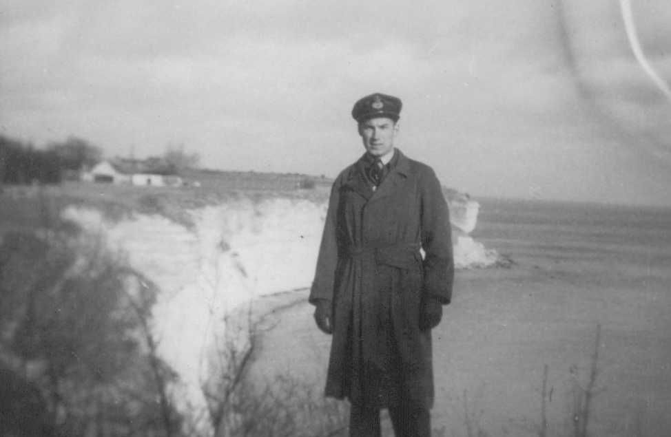 PHOTO: Hubert Brooks along Danish Coastline on M.R.E.S. Assignment