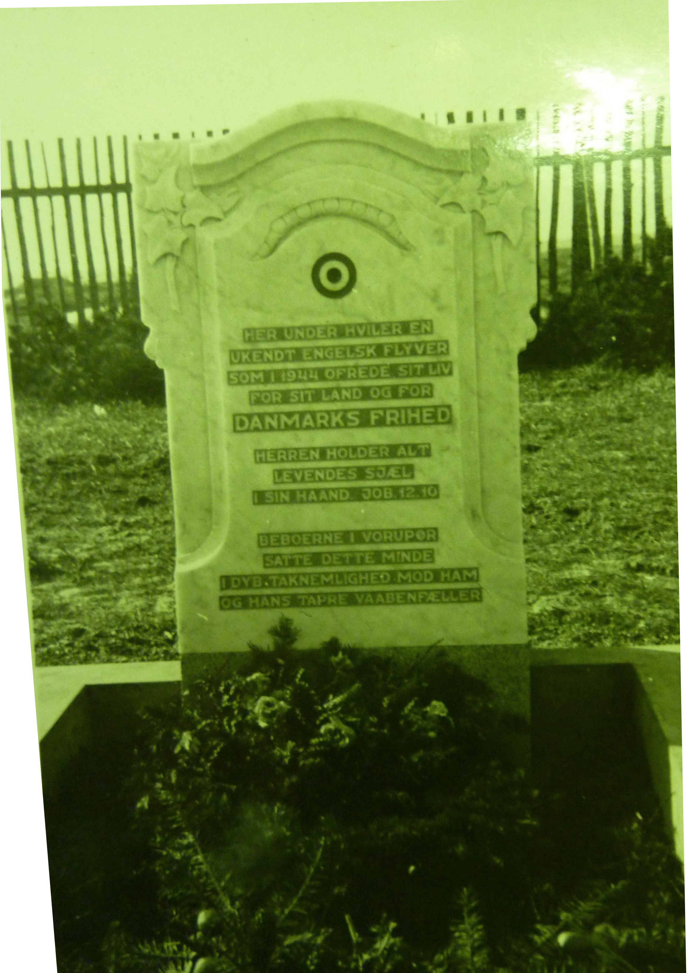 PHOTO RAF Grave Site 5B in Denmark