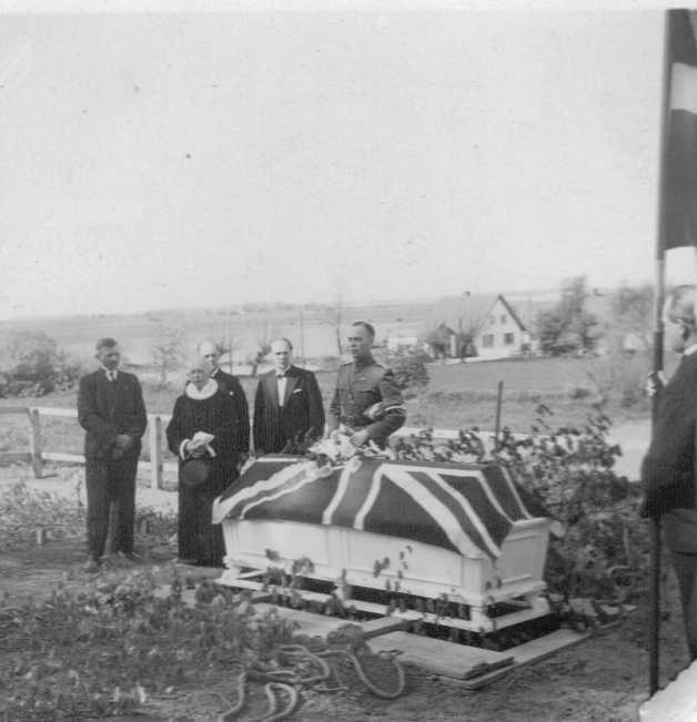 Photo 11 of Funeral of RAF Airman A.H. Hall