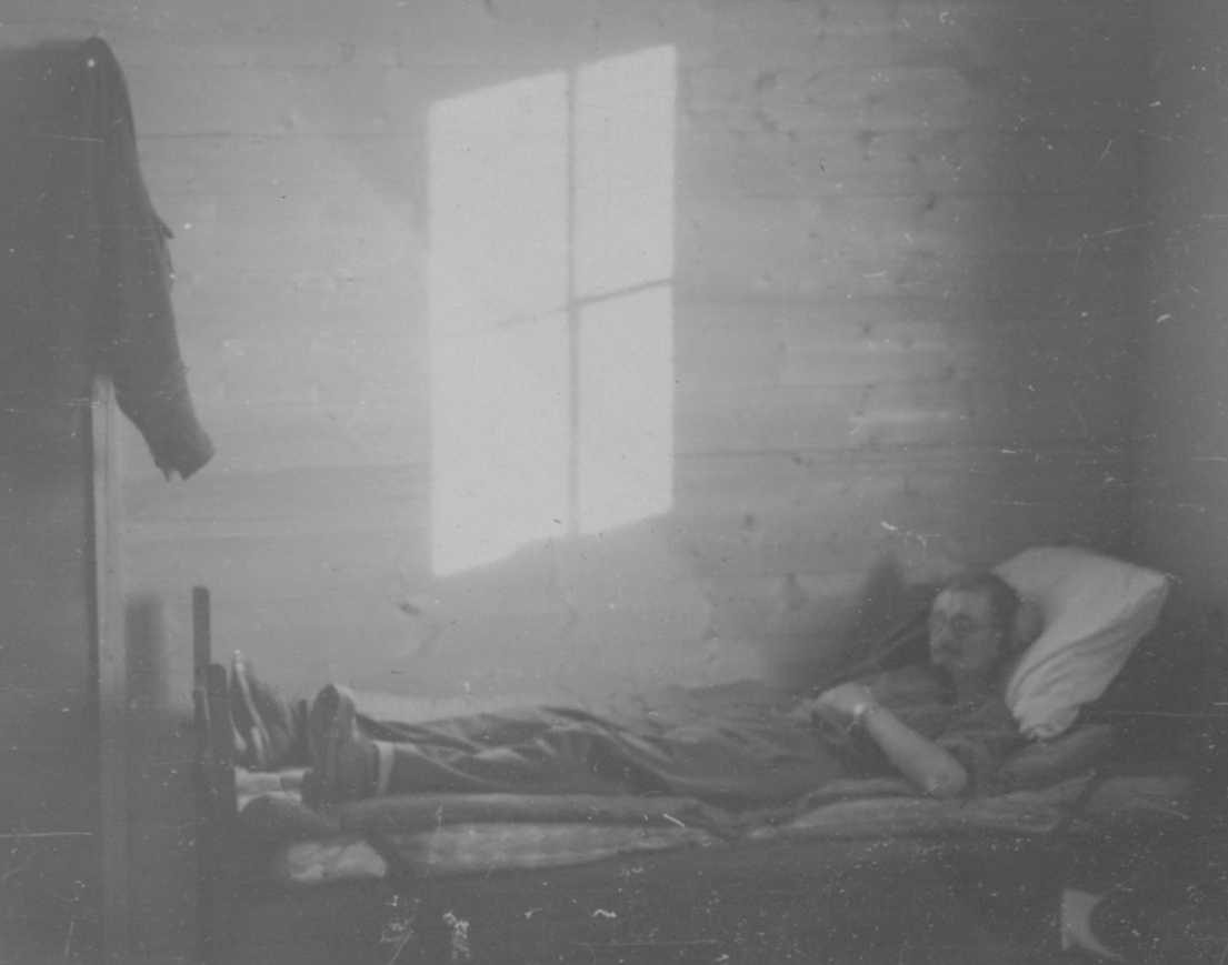 PHOTO Chick Rideal Sleeping with Midnight Sun Streaming Through Window