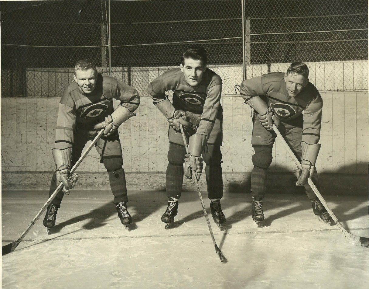 RCAF Flyer Photo: Red Gravelle Pete Leichnitz and Roy Forbes