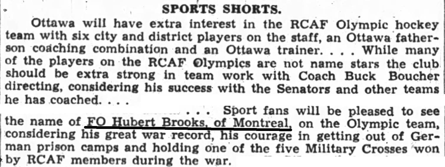 IMAGE: Nov 20 1947 Ottawa Journal Sports Shorts Excerpts