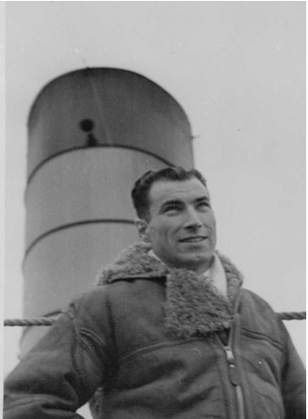 Photo: Hubert Brooks Aboard The Queen Elizabeth Enroute to Southhampton, UK