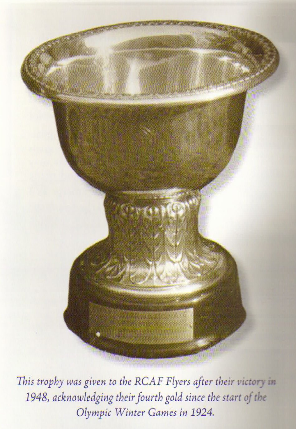 Photo: 1948 Hockey Winter Olympic World Championship Cup