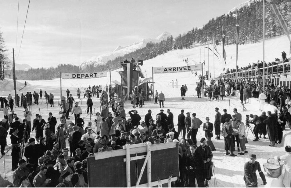 Photo:1948 Winter Olympic Cross Country Ski 
