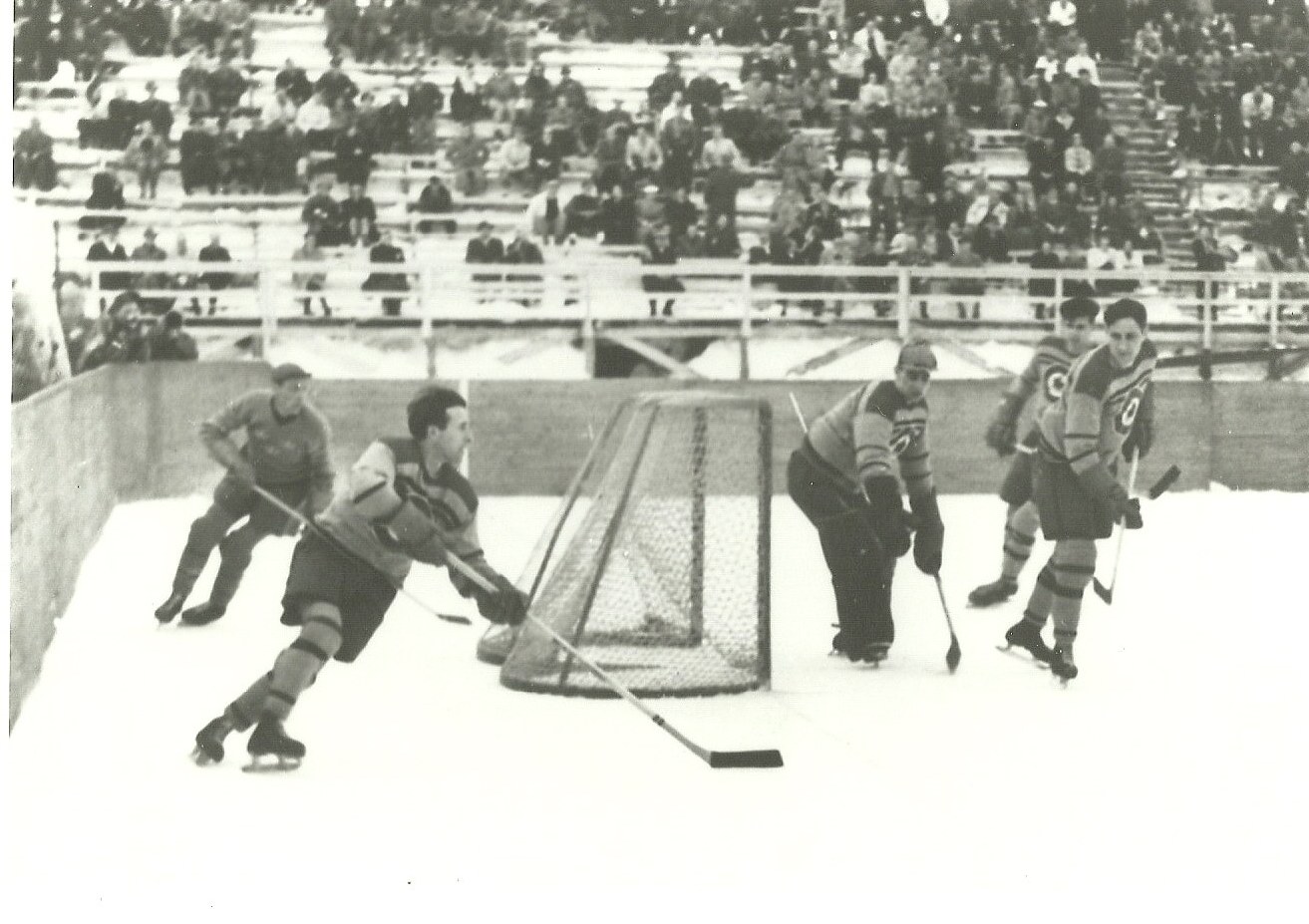 Photo:Pat Guzzo in Hockey Match Canada vs. Sweden