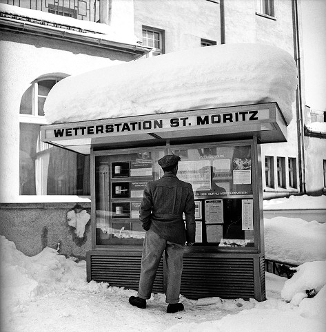Photo: Weather Station St Moritz 1948 Winter Olympics