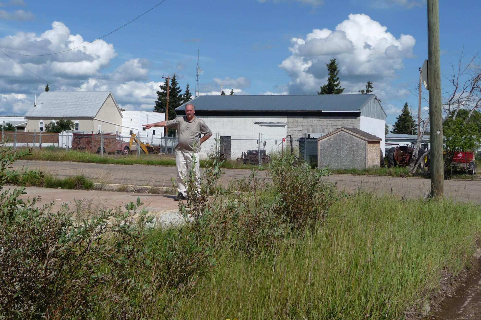 Location where Brooks General Store Stood In New Bluesky